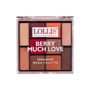 Lollis - Berry Much Love Eyeshadow Mega Palette 10 Colors 01